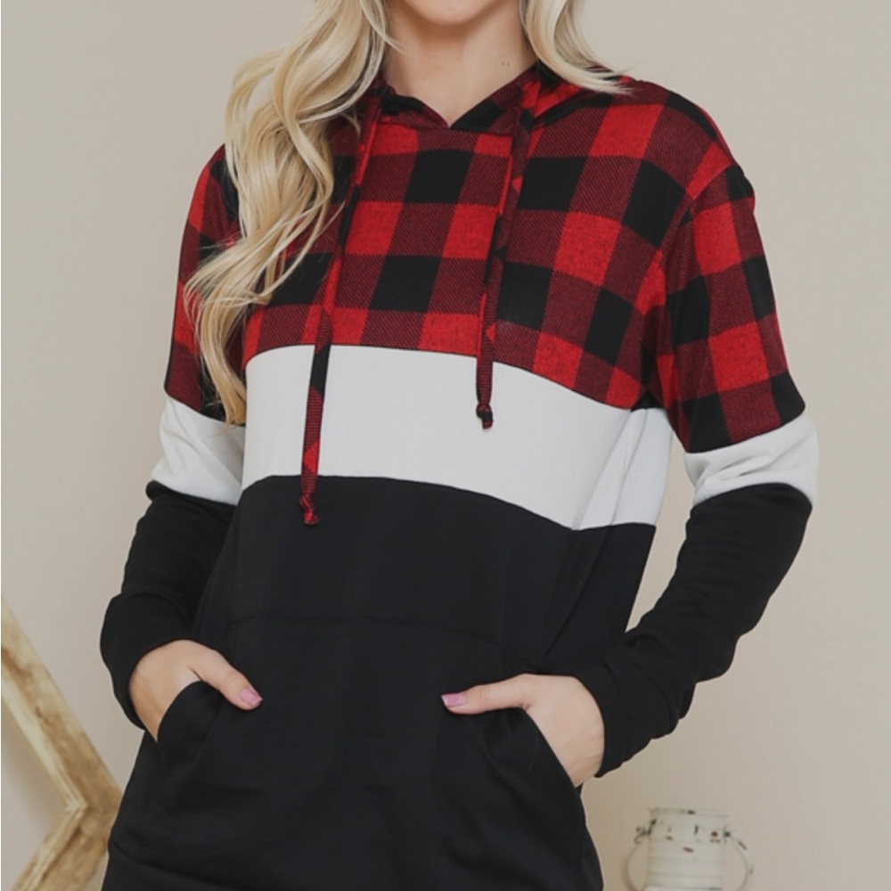 Buffalo Plaid Hoodie